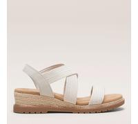Skechers Sandals Desert Chill Gladiator Strap - Black Textile/Synthetic - Women's UK 8