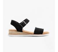Skechers Womenss BOBS Desert Kiss Adobe Princess Sandals in Black Canvas (archived) - Size UK 8