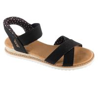 Skechers Desert Kiss-Golden Lily 114418-BLK Women's Sandals, Black Washed Canvas, black, 3.5 UK