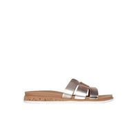 Skechers Desert Kiss Low Duraleather Strap Slide, Bright Gold, Size 7, Women Bright Gold