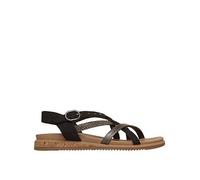 Skechers Womens BOBS Desert Kiss Low Seaside Sling Sandals 114713 Taupe Black