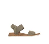 Skechers Desert Kiss Low Top Look Sandals, Green, Size 4, Women Green