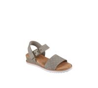 Skechers Desert Kiss Serendipitous Womens Olive Ankle Strap Sandals