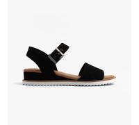 Skechers Bob's Womens Desert KISS SERENDIPITOUS, Black Microfiber, 4.5 UK