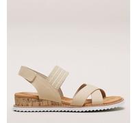 Skechers Desert Kiss Shore Enough Sandal CREAM SIZE 6