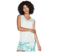 Skechers Diamond Wash Hatha V-Neck Tank Aqua