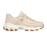 SKECHERS D'Lites Beige Women's Sneakers Air Cooled Memory Foam