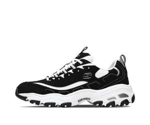 Skechers D'LITES Daddy Shoes 'White Black' 52675-BKW 10.5