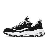 Skechers D'LITES Daddy Shoes 'White Black' 52675-BKW 6.5