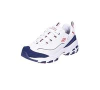 Skechers D'Lites Second Chance 13146-wml, Women's Low-Top Sneakers | Air-Cooled Memory Foam Insole, Cushioned midsole with flexible outsole, Sporty fashion sneaker with a lace-up front