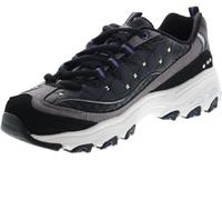 Skechers D'lites - Summer Fiesta womens Sneaker, Black Wht Multi, 35 EU Wide