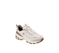 Skechers Women's D'Lites - Wild Charm Sneaker in White, Size 7 | Synthetic/Leather/Textile