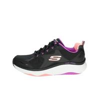Skechers Women's D'LUX Fitness Sneaker, Black, 3 UK