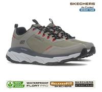 Skechers D'Lux Journey Slate Peak Men's Outdoor Shoes 41 EU Waterproof Relaxed Fit Air-Cooled Memory Foam Vegan Hiking Shoes