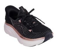 Skechers D'Lux Vapor Evening Glowing Womens Ladies Slip Ins Trainers Shoes Black