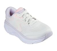Women's Skechers D'LUX WALKER 2.0-ACTIVE PACE Womens Trainers Off White/Pink - Size: 6.5