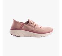 Skechers Women's D'Lux Walker 2.0 Thrill Movement Sneaker, Dark Mauve Knit/Trim, 5 UK