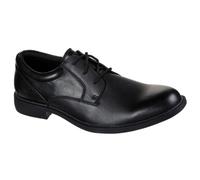 Skechers Dreston Rasmiss Leather Mens Black Standard Lace-Up Shoes - Size UK 10
