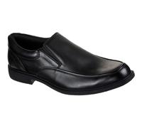 (, ) Skechers Dreston Ratlon Leather Men's Black Loafers