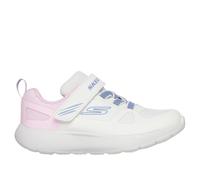 Skechers Dyna-Lite - Tracing Tracks Sneaker in Natural/Light Pink, Size 7 | Synthetic/Textile, Machine Washable