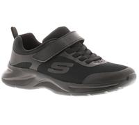 Skechers Infinite Heart Lights Casual Shoes, Black Mesh/Black Trim, 13 UK