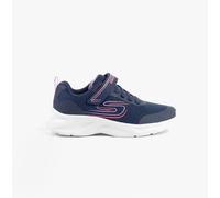 SKECHERS Girls Dynamatic Nonstop Speed Trainers Navy/Lavender 12K