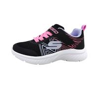 Skechers 303535L/BKMT MICROSPEC PLUS - SWIRL SWEET Girls Sport Black/Multi - UK 13 (Small Kids)