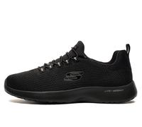 SKECHERS Mens Dynamight Trainers Black/Black 12