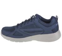 Skechers Men's Dynamight 2.0 Fallford Trainers, Navy Leather Mesh Pu Trim, 12 UK