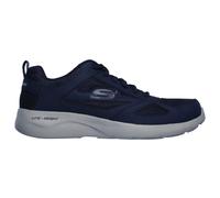 Skechers Men's Dynamight 2.0 Fallford Trainers, Navy Leather Mesh Pu Trim, 9 UK