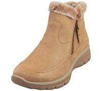 Skechers Easy Going Cool Zip Womens Casual Boots in Tan - 7 UK