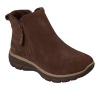 Skechers Women's Relaxed Fit Easy Going Urban Zip Boot, Brown, 3 UK