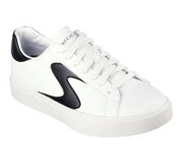Skechers Women's Trainers Eden LX Beaming Glory White/Black Lace-Up UK 3