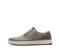 Skechers Men's Moreno Canvas Oxford Shoe Khaki 8 Medium US
