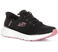 Skechers Slip Ins Edgeride Impression Ladies Womens Trainers Shoes Black Size 5-