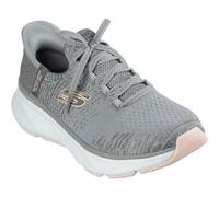 Skechers Edgeride Impression Textile Women's Green/Orange Trainers - UK 7 / EU 40 / US 10