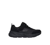 SKECHERS BOYS GIRLS TRAINERS EDGERIDGE SHOES JUNIOR KIDS STRAP SCOOL BLACK