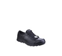Skechers Work Footwear Eldred Slip Resistant Lace up Work Shoe Black S 7