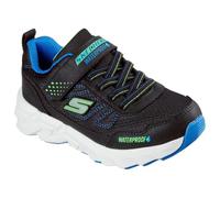 Skechers Elite Sport Tread Aquavek Sneaker, Black Synthetic/Textile/Blue & Lime Trim, 13 UK Child