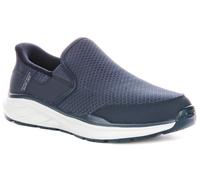 Skechers Men's Equalizer 6.0 Stoaver Sneaker, Navy Mesh/Pu, 11 UK