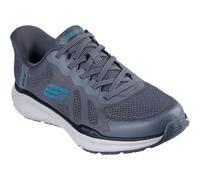 Skechers Men's Slip-ins Relaxed Fit: Equalizer 6.0 - Durran Sneaker in Charcoal/Blue | Textile/Synthetic, Vegan, Machine Washable