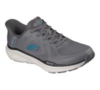 Skechers Equalizer 6.0 Textile Men's Charcoal/Blue Trainers - UK 8