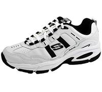 Skechers Equalizer Deal Maker Men's Trainers, White Navy, 10 UK