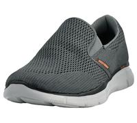 Skechers Equalizer Double Play Wide', Men's Fitness Shoes, Grey (Charcoal/Orange), 9.5 UK (44 EU)