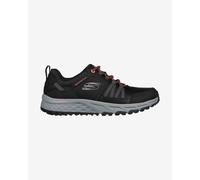 Skechers Women's Escape Plan - Endless Pursuit Sneaker in Black/Hot Pink, Size 3 | Leather/Textile/Synthetic