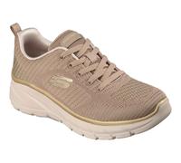 Skechers Fashion Fit 2.0 Polyester Women's Taupe/Gold Trainers UK 5