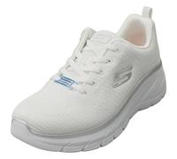Skechers Fashion Fit 2.0 Womens Fashion Trainers in White Silver - 8 UK