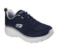 Skechers Fashion Fit 2.0 Womens Navy/Silver Trainers - Size UK 7