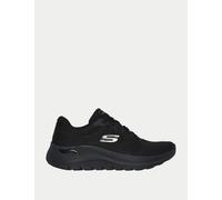 Skechers female Arch Fit 2.0 Big League Lace Up Trainers - 4 - Black, Black