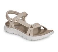 Skechers GO Walk Flex Sandal-Sublime Womens Textile Touch Fasten Taupe Sandals